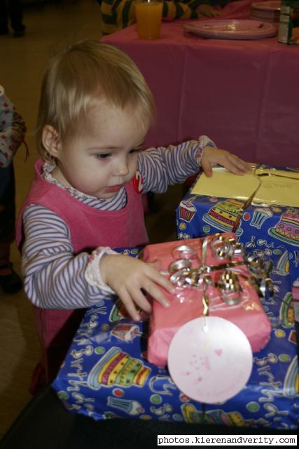 Holly with presents