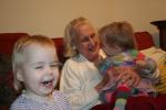 Grandma with Holly and Bethany