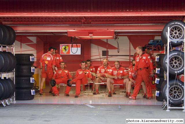 Ferrari pits