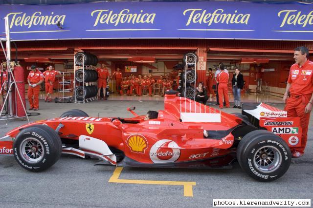 Ferrari pitstop practice