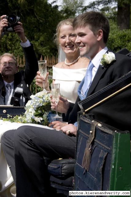 Will and Becks in carriage 2