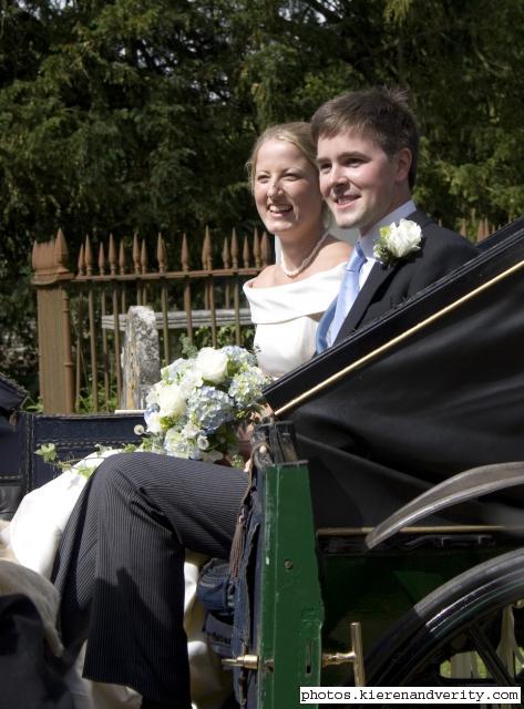 Will and Becks in carriage
