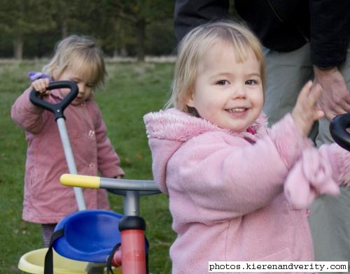 Bethany with Holly in background