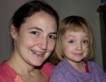 Amy with Auntie V