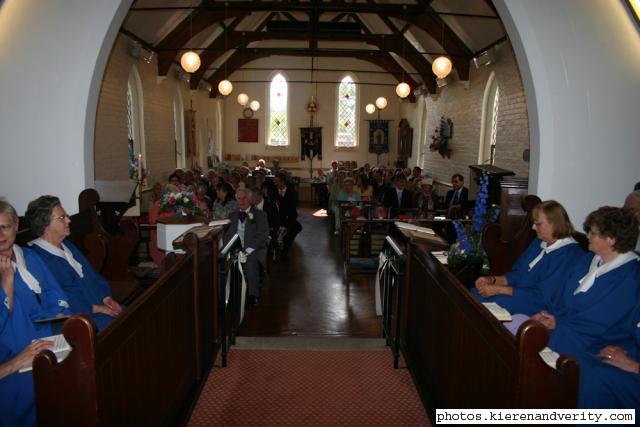 inside the church