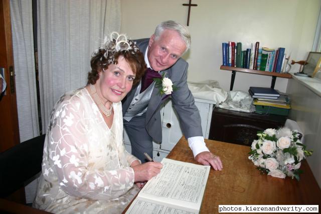 signing the register