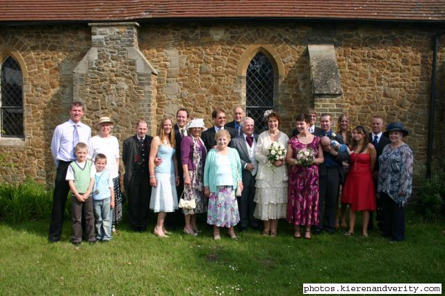 Sue and Eddie with Sue's family