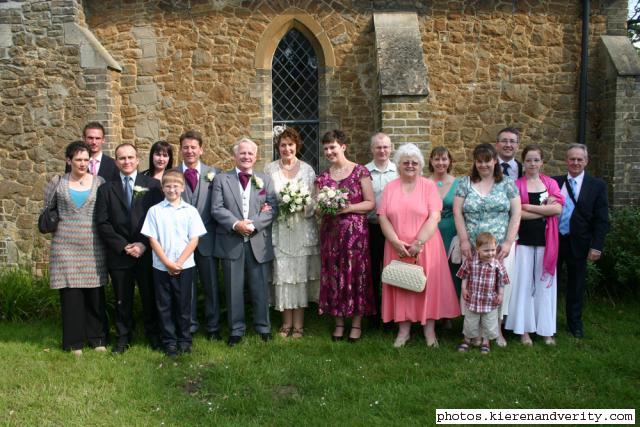 Sue and Eddie with Eddie's family