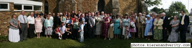 Sue and Eddie with guests