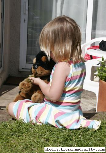 Holly feeding Cinderella