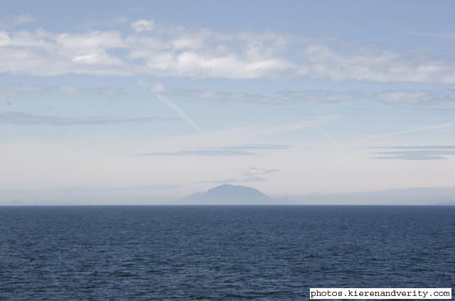 view from the ferry to Vancouver Island