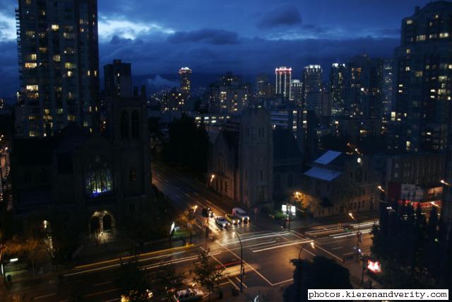 Vancouver at night