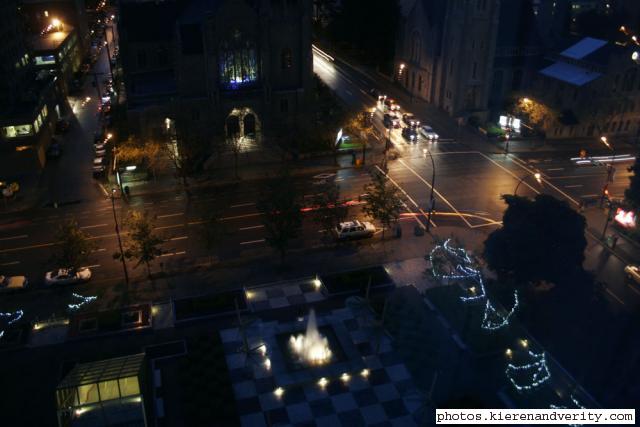Vancouver at night