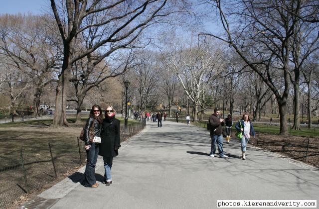 Liz and Emily in Central Park