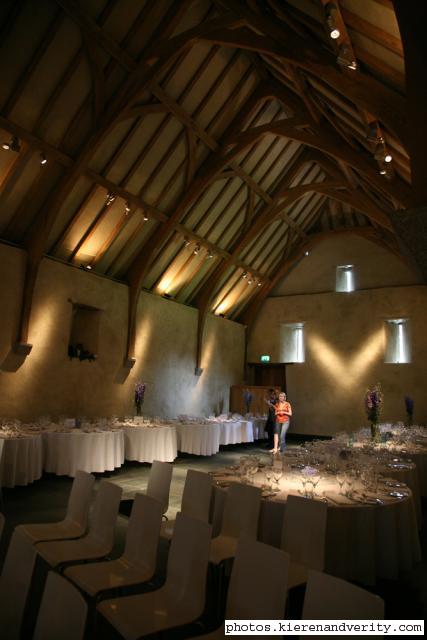 preparations in the barn