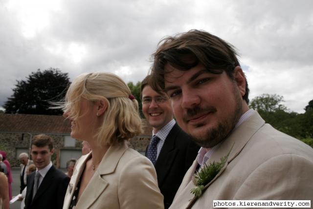 Henry with Will, Becks and Michael