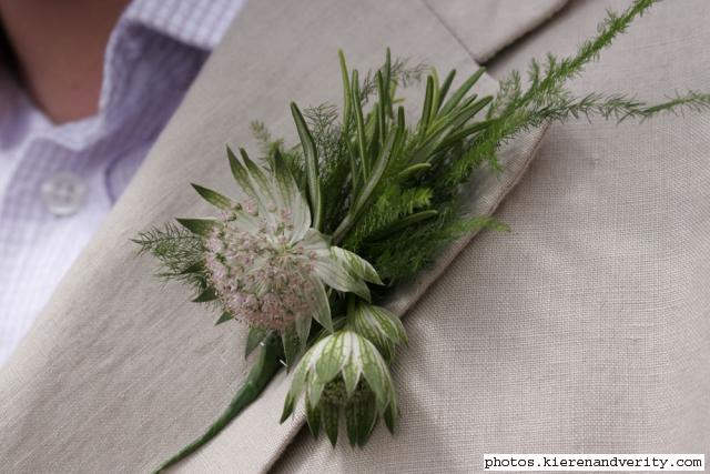 usher buttonhole