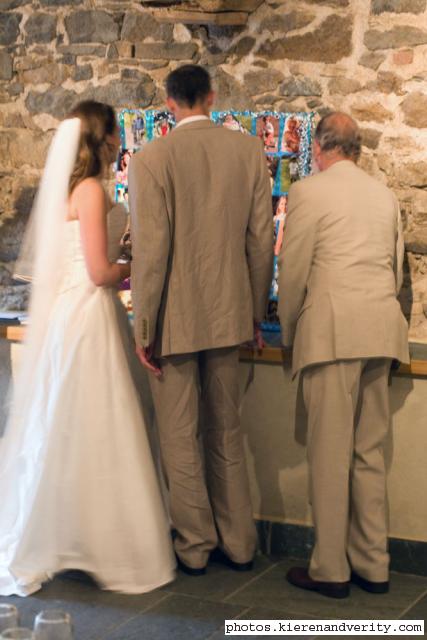 looking at photos