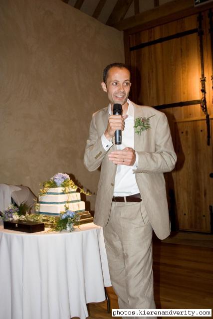 Kieren mid-speech