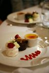 trio of desserts