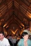 inside the barn