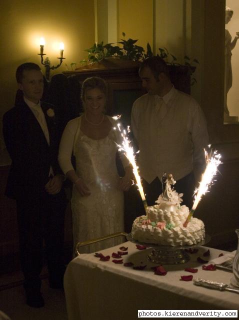 the cake