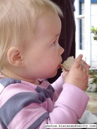 Bethany at her Grandad's Birthday Party