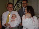 Holly and Bethany's christening